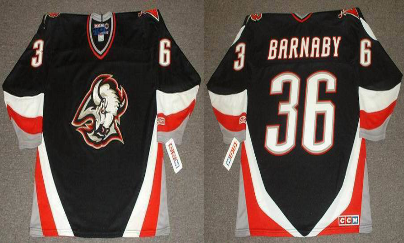 2019 Men Buffalo Sabres #36 Barnaby black CCM NHL jerseys